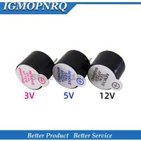 10pcs 3v 5v 12v Active Buzzer Magnetic Long Continous Beep Tone 12*9.5mm