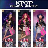 2026 NOWA Wysokiej Jakości Figurka Anime 30CM K-Pop Demon Hunters Lalka Zabawka Winylowa Rumi Mira Zoey Prezent Urodzinowy Niespodzianka Dla Dziewczynek