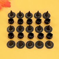 10Pcs Halloween Mini Witch Hat Cauldron Pots Cute Resin DIY Crafts Accessories Black Wizard Cap Halloween Party Home Table Decor