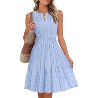 2026 New Summer Women's Solid Color Elegant Sweet Casual Waist Cinched V-neck Versatile Simple Fashionable Exquisite Vestidos