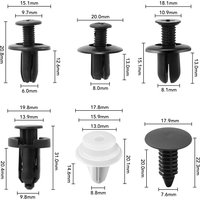 100pcs Mixed Auto Fastener Clip Kit Car Accessories For VW Polo Golf 4 5 6 7 Beetle MK3 MK4 MK5 MK6 Bora CC Passat B6 B5