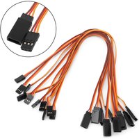 10Pcs 100/150 / 200 / 300 / 500/1000mm Servo Extension Lead Wire Cable for RC Futaba JR Male To Female 30cm