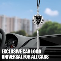 Car Styling Metal Rearview Mirror Pendant Hanging Ornament For MINI Cooper S JCW WORKS R55 R56 F55 F56 R57 R58 R59 R60 CLUB MAN
