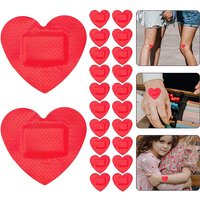 10pcs/lot Heart-Shaped Band-Aid Waterproof Wound Dressing Patches Tape First Aid Adhesive Bandage Non-woven Fabrics Sticking