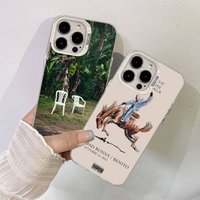 Bad B-BunnyS DTMF Colored Silver frosted For iPhone Phone Case 17 16 15 14 13 12 11 Pro Max XR Plus Shockproof