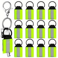 AliExpress NONE 6pcs Reflective Safety Reflector Pendants Key Chain Green Reflective Keychains Safety Marker for Night Cycling Bag Pendants