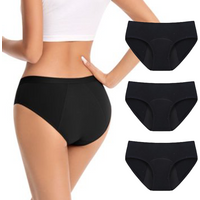 1/4PCS Women Period Panties Heavy Flow Leakproof Underwear Cotton Postpartum Menstrual Physiological Panty Teens Briefs S-3XL
