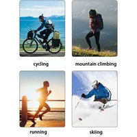 AliExpress Fleece-lined Thermal Cycling Gloves With Split Fingers, Unisex Style, Touchscreen-compatible Outdoor Sports Gloves