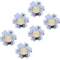 25PCS Compact 5V LED Chips 200LM 1W LED Lamp Beads Aluminum Plate High Power LED DIY Lighting Fixtures