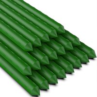 Durable and versatile plant support piles for tomato, cucumber, grape, and vegetable trellises