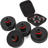Hebe-Wagenheber-Pads für Tesla Model 3/S/X/Y, Upgrade, robuste Gummi-Lift-Pucks, Bodenadapter, schützt Batterie und Chassis-Zubehör
