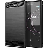 Shockproof Silicone Cases for Sony Xperia XZ1 Compact XZ1 mini Soft Phone Cover For sony xperia xz1 Carbon Fiber Case Fundas