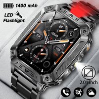 TANK Ultra 2026 1400mAh Military GPS Smart Watch Men 200Day Standby Rugged Tactical Watch 10ATM Diving SOS Satellite Alert Clock
