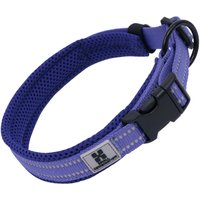 SMALL COMBINATION Dog Collar Adjustable Mesh Padded for Small Medium Large Dogs Nylon Reflective Dachshund Pets Running Outdoors