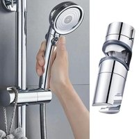 1pc Universal Shower Head Holder Adjustable 18~25mm ABS Chrome Shower Rail Holder Bathroom Accessories Shower Mounting Brackets