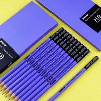 NYONI Sketch Charcoal Pencil Set Sketching Drawing Hexagonal Wooden Barrel Multiple Models H 2H 4H 4B 5B 6B 8B 10B 12B