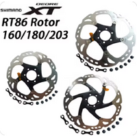Shimano DEORE XT SM-RT86 Six Nails Brake Disc For MTB Six Nails 160mm 180mm 203mm Brake Disc Brake Rotor disc 203