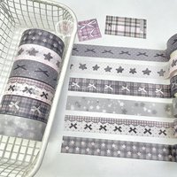 3/6pcs Kawaii Star Bow Washi Tape 5M Scrapbooking Diy Journal Stationery Masking Tapes Deco Sticker