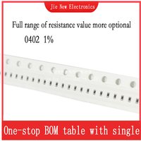 500PCS 0402 SMD Resistor 1% 0R-10M 0.1R 0.47R 1R 4.7R 10R 68R 1K 2.2K 10K 22K 51K 91K 100K 220K 330K 470K 1M 2M 7.5M 9.1M