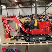 1.2 ton mini excavator CE EPA hydraulic mini excavator with bucket garden excavator for sale at 30% off