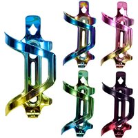 Aluminum Alloy Colorful Bicycle Water Bottle Holder High Strength MTB Road Bike Rainbow Water Bottle Cage Cycling Accessories