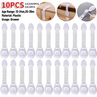Child Safety Cabinet Locks Baby Security Protection Drawer Door Cabinet Lock Plastic Protection Kids Safety Interior Door Locks