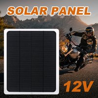 Solar Battery Trickle Charger Maintainer 12V Portable Waterproof Solar Panel Trickle Charging Kit for Car Motorcycle Boat Marine