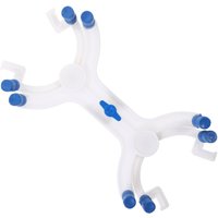 Double Burette Clamp Spring Loaded Plastic Buret Clip With Silicon Grips For Lab Titration Holder Burette Clamp