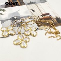 WT-JN299 New Coming Hot-selling Classic Freshwater Pearl Necklace With 18k Gold Plated For Women As Anniversary Gifts
