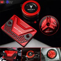 MT07 Accessories Motorcycle Rear Front Brake Fluid Covers and Oil Filler Cap Protection For MT-07 FZ07 MT 07 XSR700 2014-2024+