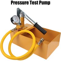 25KG Water Pressure Tester Oil Test Pump 2.5MPa Pressure Test Pump with G1/2" Hose Manual Hydraulic Test Pump Machine