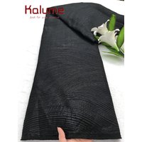 Kalume Nigerian Laces Fabric 2026 High Quality Luxury 5 Yard African Jacquard Brocade Lace Fabric for Sewing Family Prom Dresses