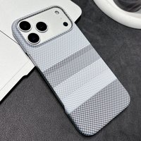 Magnetic Stripe Pattern Carbon Fibre For Magsafe Case For iPhone 17 Air 16 15 Pro Max Wireless Charging Shockproof Hard PC Cover