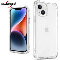 Shockproof Case For iPhone 15 14 13 12 11 Pro Max Ultra Thin Silicone Soft Clear Case For Apple 13 12 Mini 15 14 Plus Cover 11