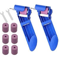 PZHI-Portable Drill Bit Sharpener With Grinding Wheel Sharpening Drill Bit Tool For Metal Iron Drill Polishing Drill Grinder Dur