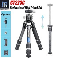 INNOREL Load 10kg CT223C Mini Tabletop Tripod 10-Layer Carbon Fiber Compact Desktop Tripod for Digital DSLR, DV Video,Cell Phon