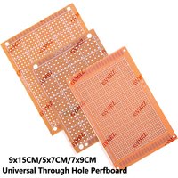 9x15CM/5x7CM/7x9CM Universal Through Hole Perfboard Phenolic PCB Prototype Board for DIY Electronic Projects