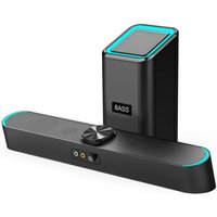 Desktop Notebook Soundbar Home 2.1 Subwoofer Computer Speakers AUX Audio Bluetooth Wired Loudspeaker Surround Stereo Boom Box