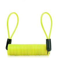 AliExpress NONE 1.2M Yellow Disc Lock Reminder Cable Lock Anti-Theft Rope Alarm Disc Lock Spring Cable Security Reminder for Motorcycle Bike