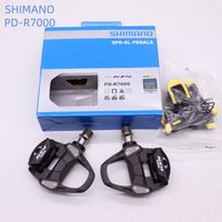 Shimano 105 PD R7000 Road Bike Pedals Carbon Self-Locking Pedals With SH11 Cleats SPD-SL Racing TT Triathlon bicycle pedal