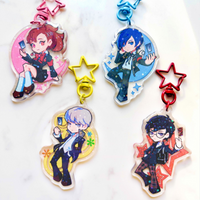 Personalized Acrylic Keychain Customized Card Design Character Pattern Unique Gift