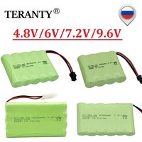 4,8V/6V/7,2V/9,6V 4200mAh wiederaufladbare Batterie oder 3000mAh NiMH AA-Batteriepack für RC-Spielzeugautos, Panzer, Roboter, Gewehre, Boote, 1 Stück