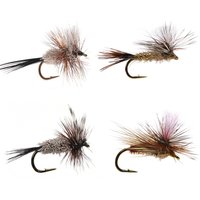 6PCS 14# Parachute Adam Dry Flies Quintessential Dry Fly Adams Irresistible Dry Fly Irresistible Wulff Fly Fishing Lures Trout