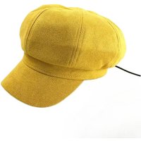 Movie Cosplay Hat Unisex Yellow Retro Beret Casual Fashion Cap Carnival Dress Up Accessories