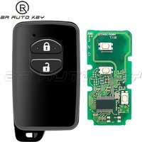 271451-5300 Original 2 Button Keyless Remote Key Fob For Toyota Prius Aqua IQ Vitz Corolla 2012-2019 314Mhz With 4D Chip