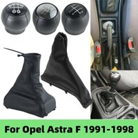 For Opel Astra F 1991-1998 Gear Shift Knob Gear Shift Collar Handbrake Grips Gaiter Boot Cover Case Car Styling Replacement