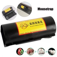 Portable Poison Bait Box High Temperature Resistance 23×9×8CM Rat Box Mice Control Catcher Bait Box Garden Supplies