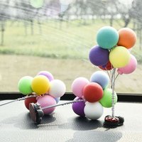 Multicolour Lovely Auto Ornaments Balloon Creative Car Decoration Balloon Interior Dashboard Charming Supplies