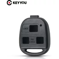 KEYYOU Remote Car Key Shell + Pad For Lexus RX300 ES300 LS400 GX460 For Toyota Corolla Land Cruiser YARIS CAMRY RAV4