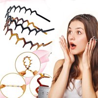 New Hairband Comb with Serrated Edges, Hairband with Notches, Hair Hoop for Women, Men, Girls, Party, Birthday Gift, Repair Broken DIY Hair Accessories